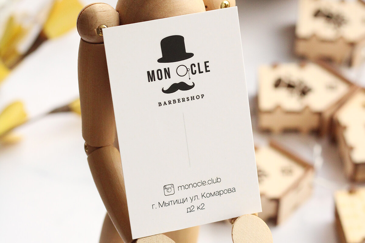Визитки на плотном картоне - 2