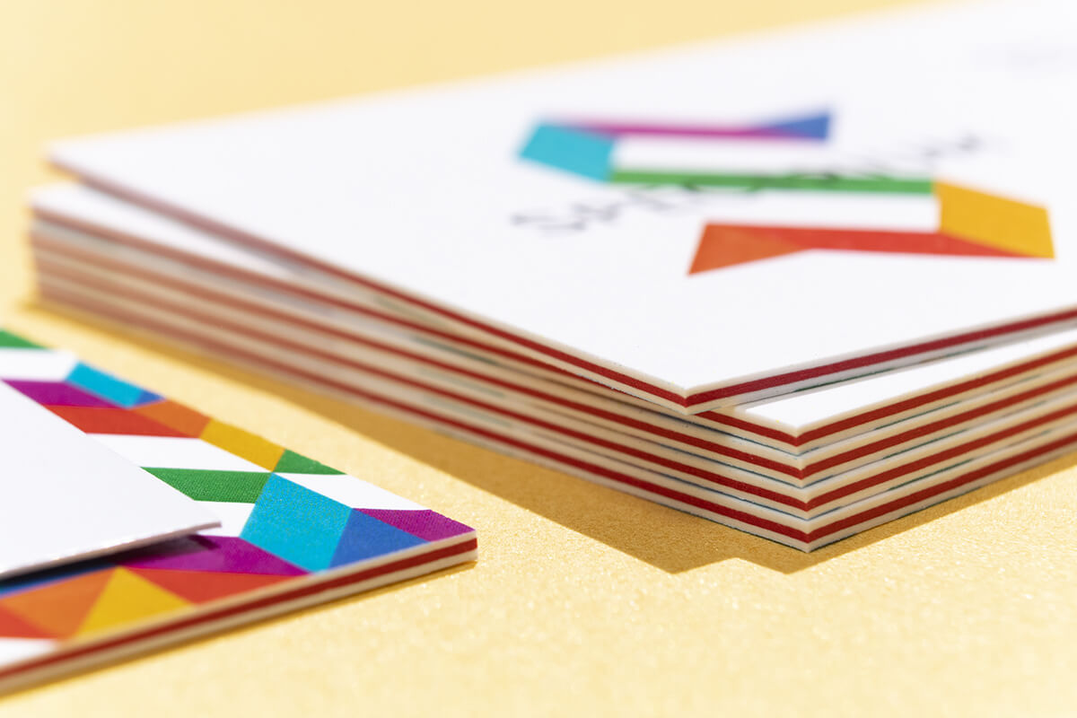 Печать кашированных визиток на заказ - 2