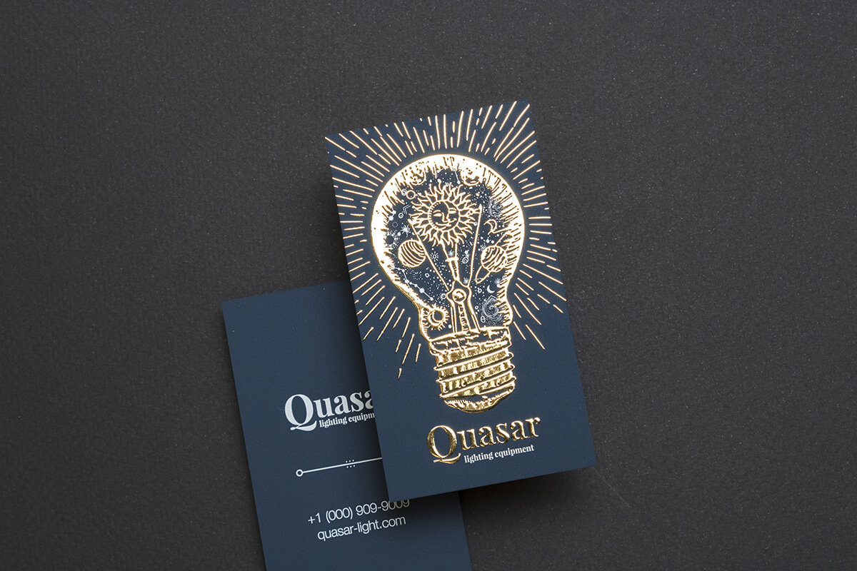 Срочная печать визиток на бумаге touche paper - 2