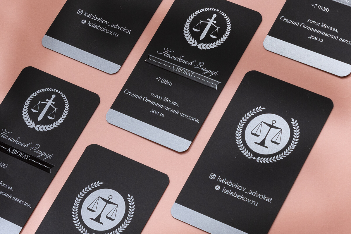 Срочная печать визиток со скруглёнными углами - 2