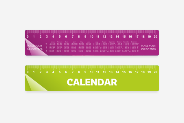 Срочная печать календарей-линеек на заказ - 2