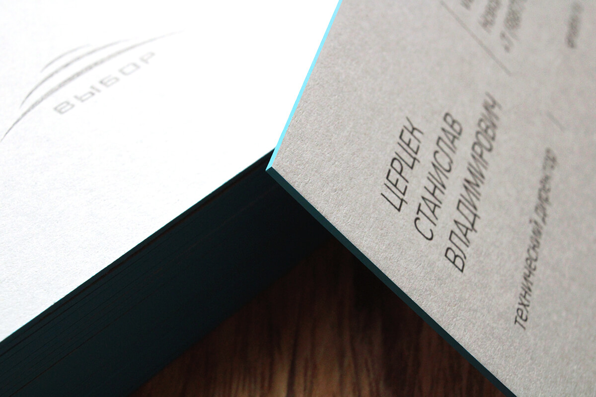 Печать кашированных визиток на заказ - 4