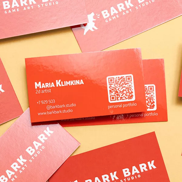 Визитки с ламинацией