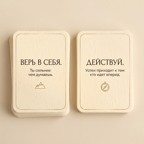 Печать и изготовление мотивационных карт - 1