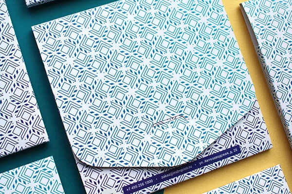 Образец фирменных конвертов. Печать в МДМпринт