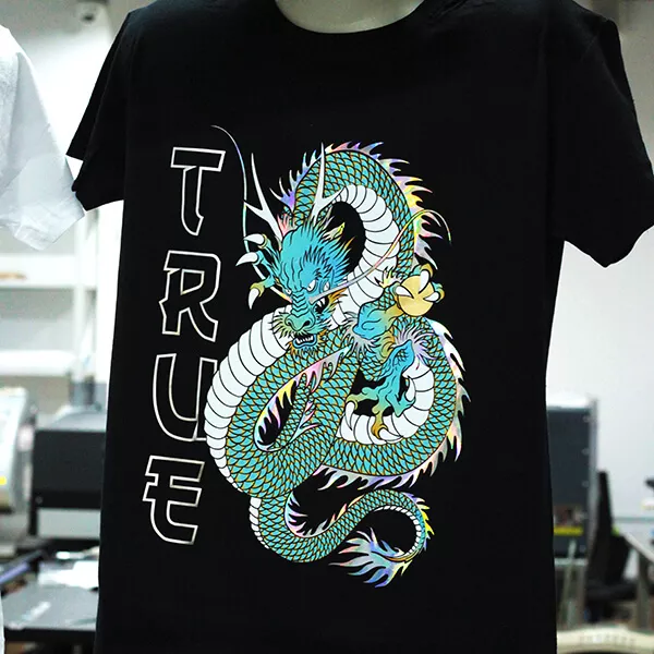 Образец футболки с комбинированной печатью. Печать в МДМпринт