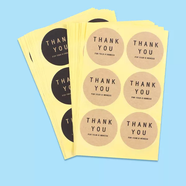 Цифровая печать наклеек в листах