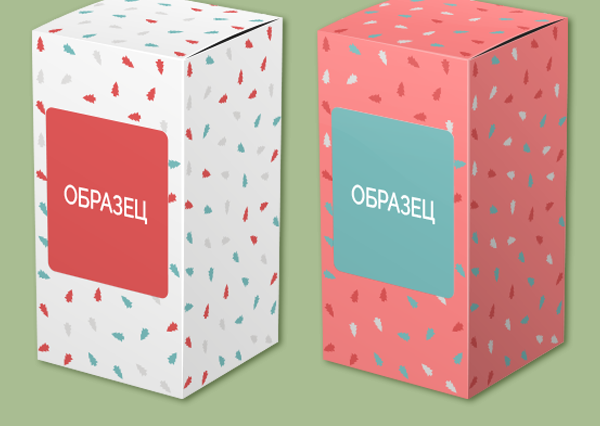 Круглая коробка с крышкой из кашированного картона для упаковки подарков и сувениров