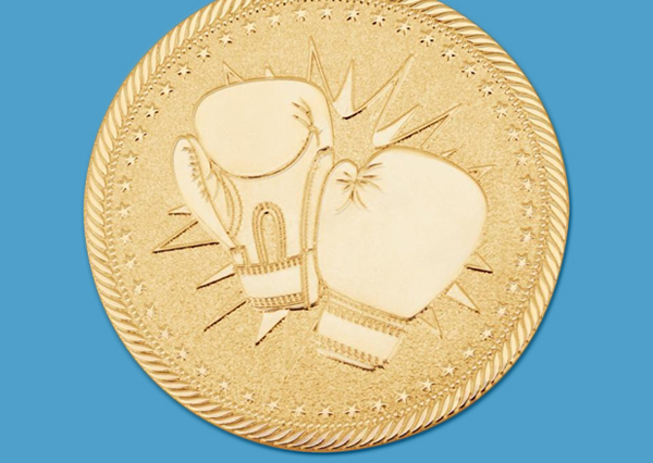 Нанесение логотипа на медали - 1