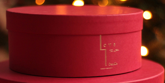 Круглая коробка