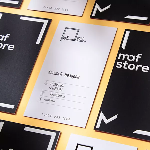 Популярные визитки