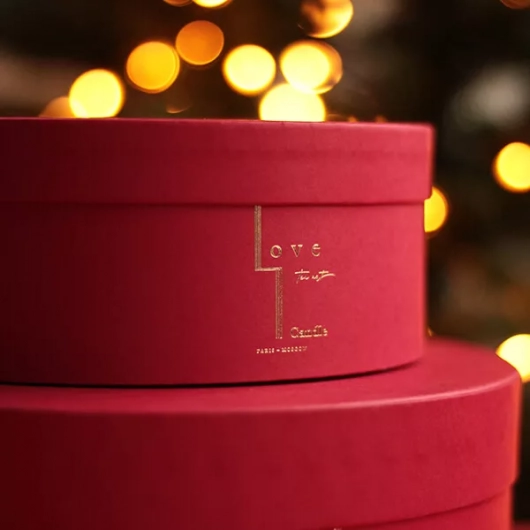 Упаковка для свечей бренда «love tea art»