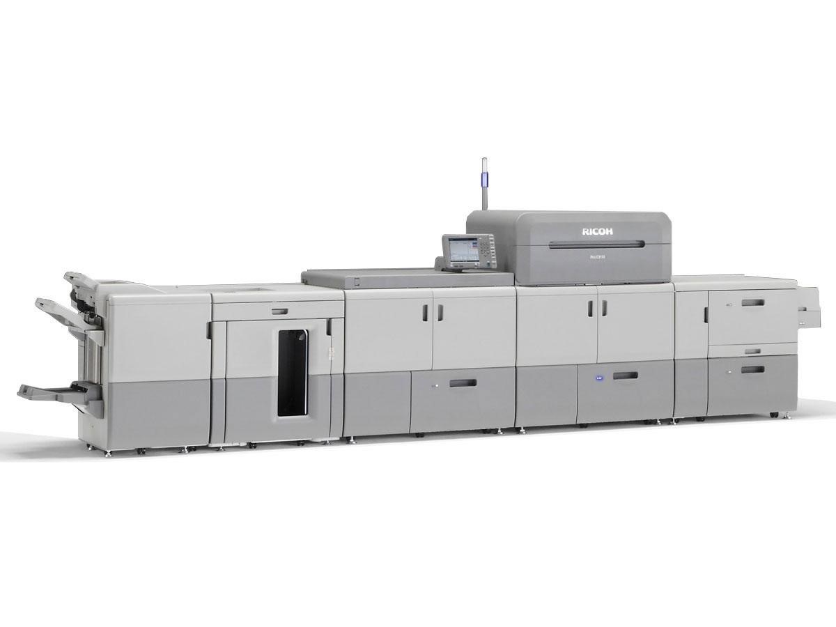 Листовая печатная машина Ricoh Pro C9100, использующая электрофотографическую технологию печати