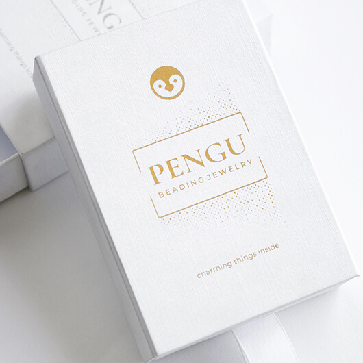 Кашированная коробка для «pengu»
