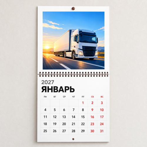 Печать и изготовление календарей Моно - 3