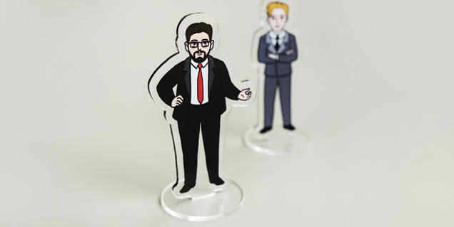 Игровые фигуры из акрила