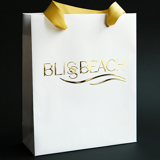 Бумажный пакет для “bliss beach”