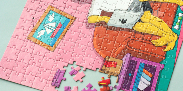 Печать пазлов