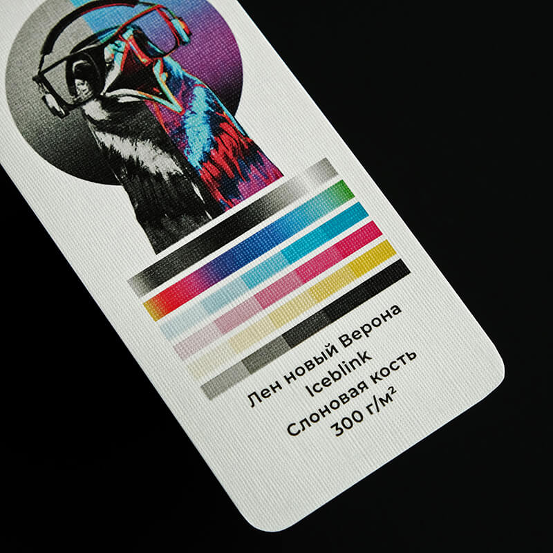 Печать на бумаге Лен Verona Iceblink (слоновая кость) 300 г/м2 - МДМпринт