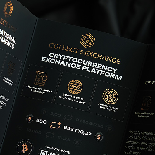 Буклет для “collect & pay”