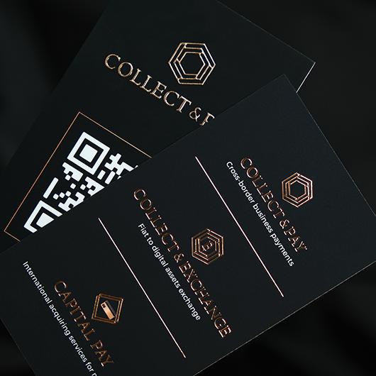 Визитки для “collect & pay”