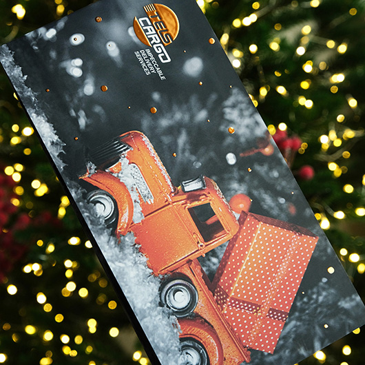 Новогодняя открытка для “tels cargo”