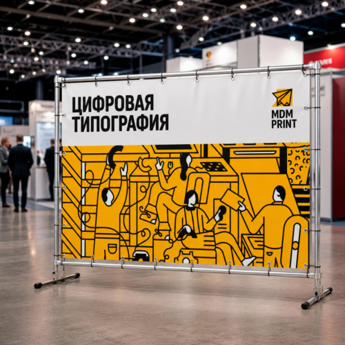 Печать баннеров с люверсами - 1